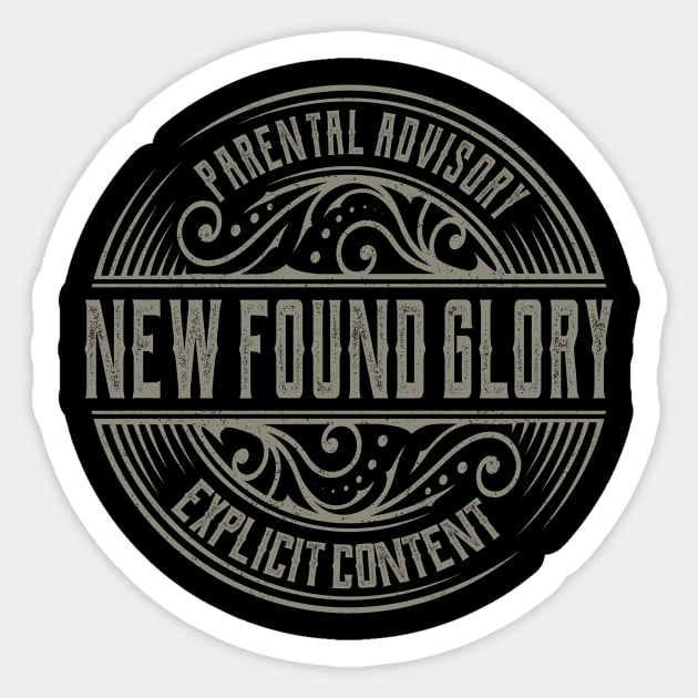 New Found Glory Vintage Ornament Sticker by irbey